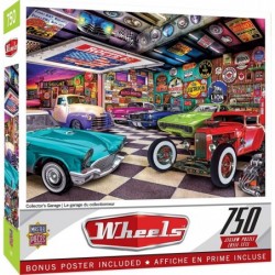 750 Piece Jigsaw Puzzle for Adults Family Or Kids - Collector's Garage - 18"x24 $26.98 Jigsaw Puzzles