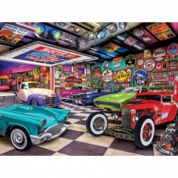 750 Piece Jigsaw Puzzle for Adults Family Or Kids - Collector's Garage - 18"x24 $26.98 Jigsaw Puzzles