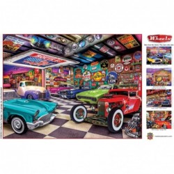 750 Piece Jigsaw Puzzle for Adults Family Or Kids - Collector's Garage - 18"x24 $26.98 Jigsaw Puzzles