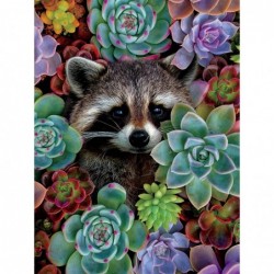 Nature's Beauty - Racoon - 550 Piece Jigsaw Puzzle $21.95 Jigsaw Puzzles