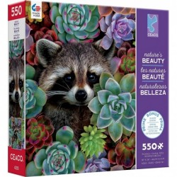 Nature's Beauty - Racoon - 550 Piece Jigsaw Puzzle $21.95 Jigsaw Puzzles