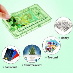 5 Pieces Gift Card Holder Maze Puzzle Plastic Puzzle Card Holder Fun Maze Card Box Intellectual Pinball Machine Game for Teen...