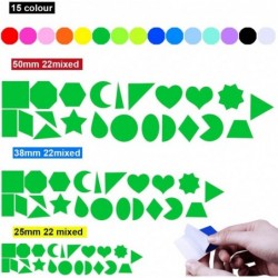 1035 Pcs 15 Colors 3 Sizes 22 Shape Bulk Foam Stickers Self-Adhesive Foam Geometry Shapes Stickers Assortment Craft Supplies ...