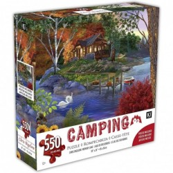 550 Piece Puzzle for Adults Chris Bigelow Memory Lake 24x18 inch Jigsaw from The Camping Collection $22.88 Jigsaw Puzzles