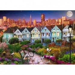 Painted Ladies of San Francisco Jigsaw Puzzle 1000 Piece $32.34 Jigsaw Puzzles