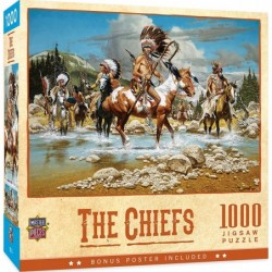 1000 Piece Jigsaw Puzzle For Adults Family Or Kids - The Chiefs - 19.25"x26.75 $30.61 Jigsaw Puzzles