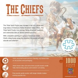 1000 Piece Jigsaw Puzzle For Adults Family Or Kids - The Chiefs - 19.25"x26.75 $30.61 Jigsaw Puzzles