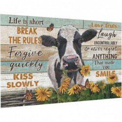 Cow Sunflower Fashion Puzzle Cow Wooden Jigsaw Puzzles for Adult Teenagers Leisure Fun Game Toy Suitable for Family Friends D...