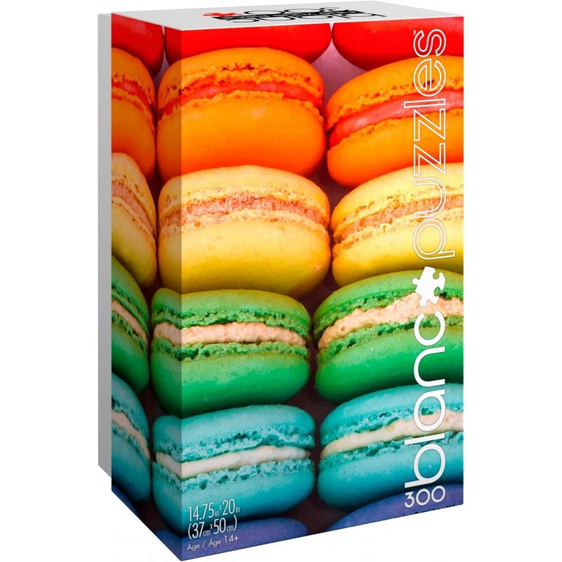 Buffalo Games - - Rainbow Macarons - 300 Piece Jigsaw Puzzle $17.94 Jigsaw Puzzles