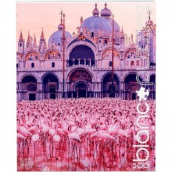 Buffalo Games - - Pink Flamingo Palace - 500 Piece Jigsaw Puzzle $23.75 Jigsaw Puzzles