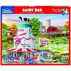 Puzzles Dairy Bar - 1000 Piece Jigsaw Puzzle $34.64 Jigsaw Puzzles