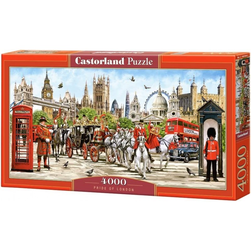 4000 Piece Jigsaw Puzzles Pride of London Great Britain Iconic Monuments of London Adult Puzzles C-400300-2 $87.03 Jigsaw Puz...