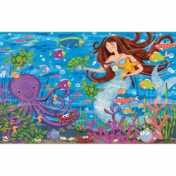 Ocean Social 100 pc Mermaid Jigsaw Puzzle by SunsOut $28.14 Jigsaw Puzzles