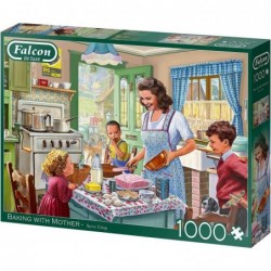 Deluxe Baking with Mother Jigsaw Puzzle (1000 Pieces) $37.41 Jigsaw Puzzles