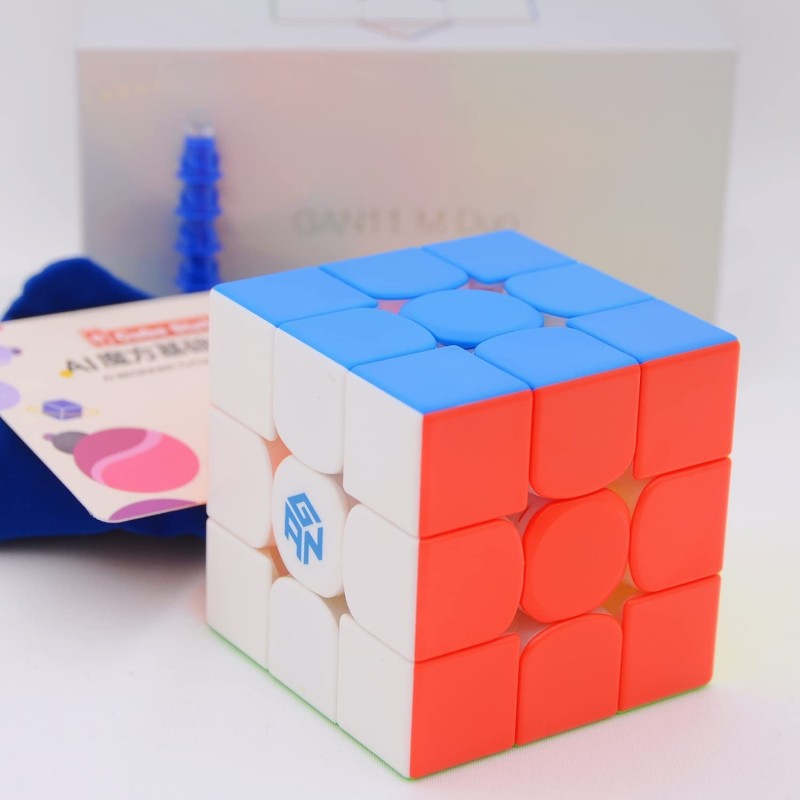 GAN 11 M Duo 3x3 Magnetic Magic Cube GAN11M Speed GAN 11M Duo Puzzle Magic Cubes GAN11 Duo 3x3 Cube Toy(2021 Frosted stickerl...