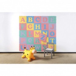 Multi-Color 12 in. x 12 in. x 0.43 in. ABC Mats (26-Pack) $41.90 Puzzle Play Mats