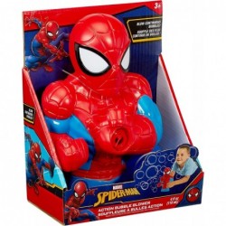 Marvel Spider-Man Action Bubble Blower Machine Includes Bubble Solution Multi $26.09 Bubble Blowing Products