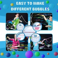 Giant Bubble Wands for Kids Set — Multiple Big Bubbles Toy Huge Bubble Maker for Fun Birthday Outdoor Activities Party Favors...