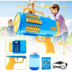 2022 Automatic Continuous Bubble Machine Gun Rechargeable Bubble Maker with LED Light Bubble Gun with Lights for Wedding Summ...