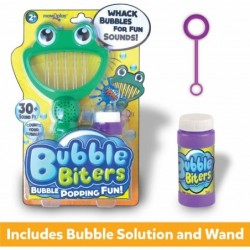 Bubble Biters Frog - The Hilarious Bubble Popping Toy with 30+ Sound Effects Perfect Outside Bubbles Gift for Kids & Toddlers...