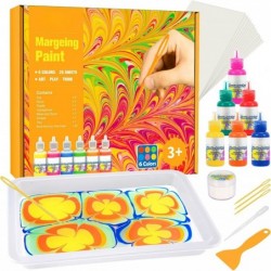 Water Marbling Paint Art Kit for Kids: Arts and Crafts for Kids Girls Ages 8-12 Year Old Girls Boys Kids Toys Gifts for 6 7 8...