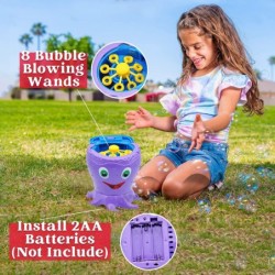 Octopus Bubble Machine Automatic Bubble Maker with 2 Bubble Solutions Bubble Blower 1000+ Bubbles Per Minute for Kids Boy Gir...