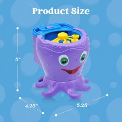 Octopus Bubble Machine Automatic Bubble Maker with 2 Bubble Solutions Bubble Blower 1000+ Bubbles Per Minute for Kids Boy Gir...