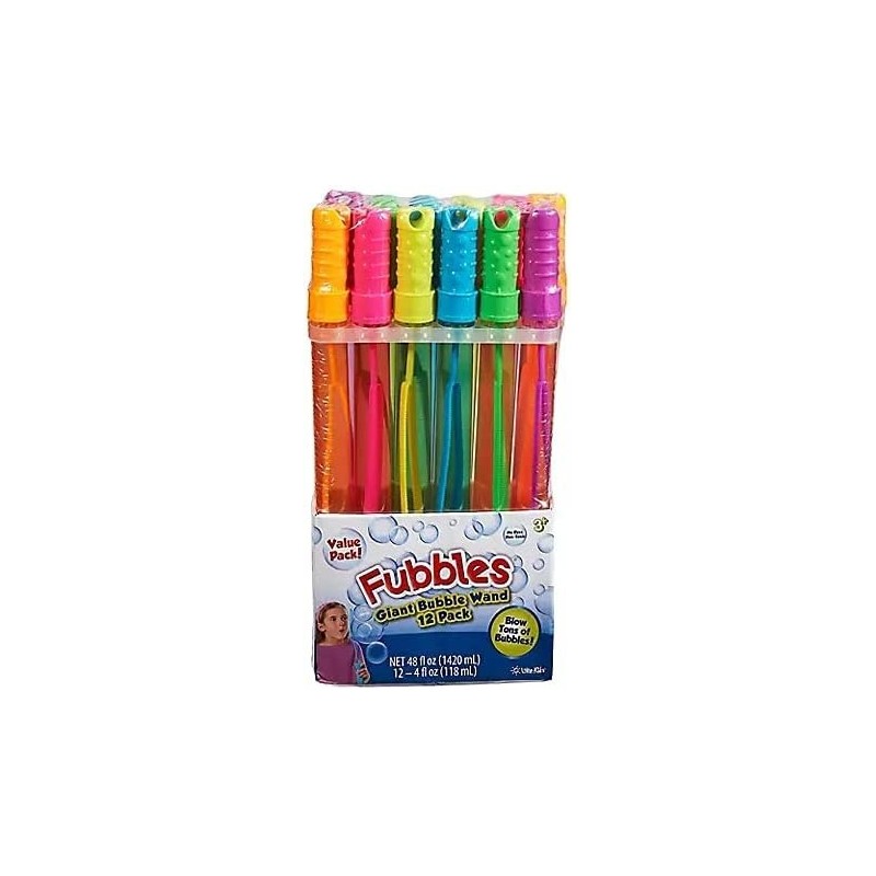 Fubbles Giant Bubble Wand 12 Pack $19.90 Bubble Blowing Products