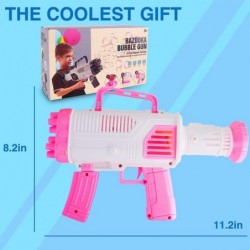 2022 Rocket Bubble Gun Machine for Summer 5000+ Bubbles Per Min 7 Packs Bubble Solution Big Bubble Blowers Maker for Wedding ...