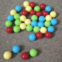 60Pcs Game Replacement Marbles Balls Compatible with Hungry Hungry Hippos $17.91 Dice & Marble Games