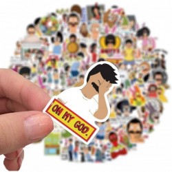 100 PCS Bob's Burgers Stickers for Water Bottles Reusable Kids Stickers Waterproof Vinyl Stickers Stickers for Toddlers Teen ...