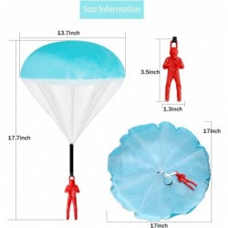 Parachute Toy 6 Pieces Children's Flying Toys with Tangle Free Throwing Hand Throw Parachute Army Man Outdoor Play Gifts for ...