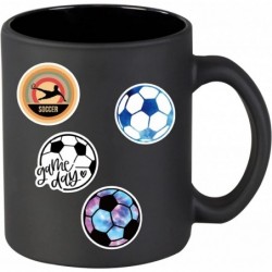 Soccer Stickers 100PCS Soccer Sports Stickers Vinyl Waterproof Sticker Graffiti Decals Soccer Gifts for Water Bottle Helmets ...