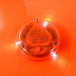 Light Up 10 Inch Flying Disc Kids Outdoor Summer Toy - Orange $17.82 Flying Toys