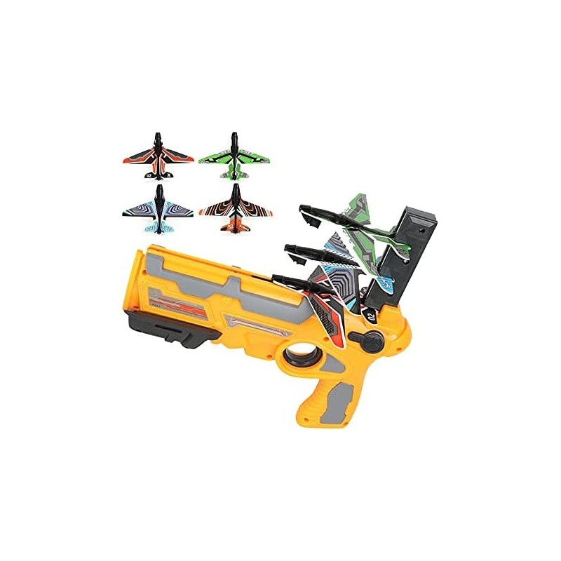 Airplane Toy Bubble Catapult Plane Toy Airplane Foam Airplanes Toy Kids One-Click Ejection Model Catapult Plane Gun Shooting ...