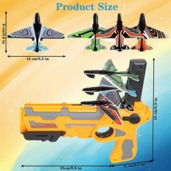 Airplane Toy Bubble Catapult Plane Toy Airplane Foam Airplanes Toy Kids One-Click Ejection Model Catapult Plane Gun Shooting ...