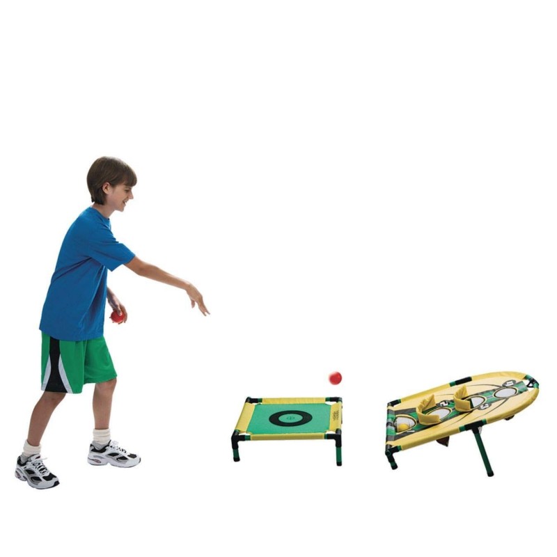 S&S Worldwide Rebound Skii-Ball Game. Arcade Style Action in a Portable Game for Kids and Adults. Bounce Balls on Spring Pad ...