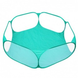 Cute Vivid Green Kids Ball Pit Tent Indoor Outdoor Foldable Design Ball Pit Playpen for Toddlers Pets with Zippered Storage B...