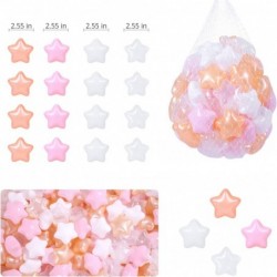 Star Ball Pit Balls for Toddlers -100pcs Star Pearl Colors Phthalate Free BPA Free Non-Toxic Crush Proof Play Balls Play Tent...