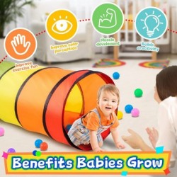 Kids Crawl Through Play Tunnel Pop Up Baby Tunnel for Toddlers Collapsible Colorful Crawl Tube for Children Indoor & Outdoor ...