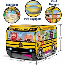 Ghoul School Bus Pop Up Tent Halloween Tent for Kids with a Carry Bag Pop Up Play Tent for Hours of Fun Great for Indoor Hall...