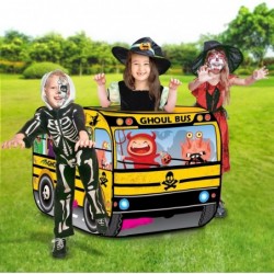 Ghoul School Bus Pop Up Tent Halloween Tent for Kids with a Carry Bag Pop Up Play Tent for Hours of Fun Great for Indoor Hall...