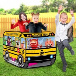 Ghoul School Bus Pop Up Tent Halloween Tent for Kids with a Carry Bag Pop Up Play Tent for Hours of Fun Great for Indoor Hall...