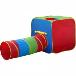 3 in 1 Fun Hub Play Tent with Tunnel One Cube One Dome Tent & One Tunnel $59.96 Kids' Play Tents & Tunnels