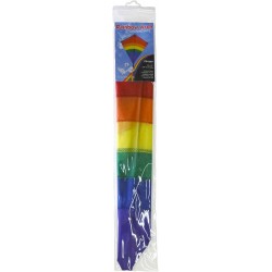 Rainbow 27 Inch Diamond Kite - Single Line - Ripstop Fabric - Includes Kite Line and Bag - Great Beginner Kite $27.35 Kites &...