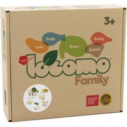 Locomo™ Family Natural Color Edition (Set of 5) - Wooden Animal Figures Open-Ended Educational Outdoor Play to Trigger Child’...