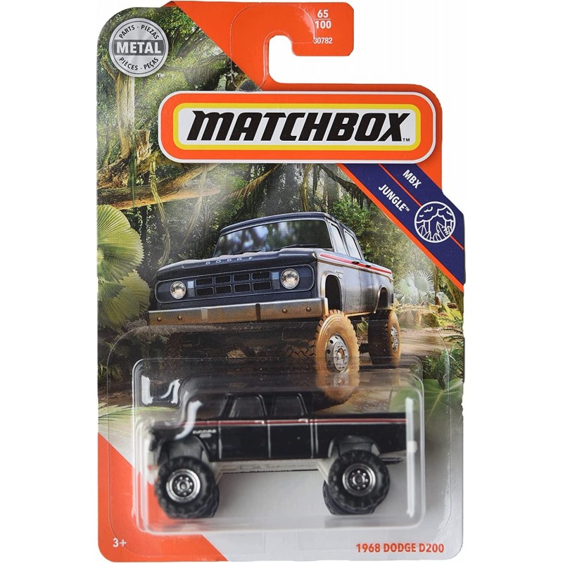 1968 Dodge D200 [Black] Jungle 65/100 $24.59 Nature Exploration Toys