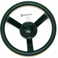 Green Plastic Steering Wheel Swing Set Accessory for Wood Backyard Play Set $25.85 Play Sets & Playground Equipment