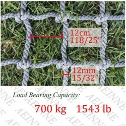 Cargo Climbing Net Climbing Cargo Net Rope Netting Playground Rock Rope Ladder for Kids Outdoor Play Safety Swing Sets Climb ...