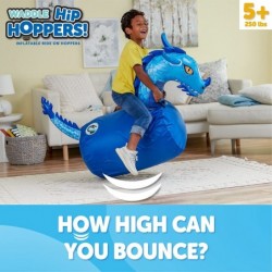 Hip Hoppers Large Bouncy Hopper Inflatable Hopping Animal Bouncer Supports Up to 250 Pounds Ages 5 and Up (Blue Dragon) $56.3...